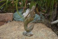 Polished Serpentine Mermaid Carving x 1 From Zimbabwe - TopRock