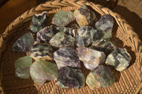 Natural Rough Watermelon Fluorite Cobbed Specimens  x 35 From Uis, Namibia