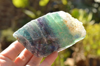 Natural Rough Watermelon Fluorite Cobbed Specimens  x 4 From Uis, Namibia - TopRock