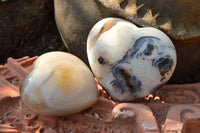 Polished Stunning Banded Agate Hearts  x 4 From Mandrosonoro, Madagascar - TopRock