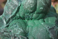 Natural Chatoyant Malachite On Matrix Specimen  x 1 From Congo