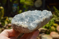 Polished Blue Celestite Egg Geodes  x 2 From Sakoany, Madagascar - TopRock