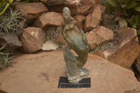 Polished Serpentine Mermaid Carving x 1 From Zimbabwe - TopRock