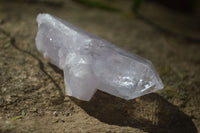 Natural Clear Quartz Crystals With Hints Of Amethyst  x 12 From Brandberg, Namibia - Toprock Gemstones and Minerals 