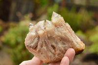 Natural Cascading White Phantom Smokey Quartz Clusters  x 4 From Luena, Congo - TopRock