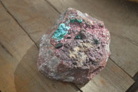 Natural Salrose With Silky Malachite Specimen x 1 From Kakanda, Congo