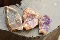 Natural Amethyst & Basalt Geode Specimens  x 24 From Zululand, South Africa - TopRock