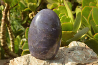 Polished Purple Lepidolite With Pink Tourmaline Standing Free Forms x 2 From Madagascar - TopRock