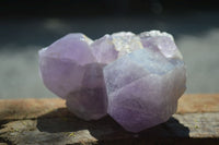 Natural Jacaranda Amethyst Clusters  x 3 From Mumbwa, Zambia - Toprock Gemstones and Minerals 