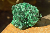 Natural Chatoyant Silky Malachite Specimens x 6 From Kasompe, Congo - TopRock