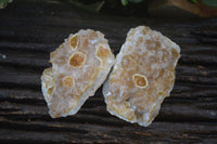 Natural Limonite Quartz Clusters x 12 From Solwezi, Zambia