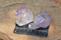 Polished Stunning Selection Of Skeletal Smokey Amethyst Quartz Crystals  x 12 From Akansobe, Madagascar - TopRock