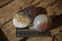 Polished Red Sache River Agate Nodules x 12 From Sashe River, Zimbabwe