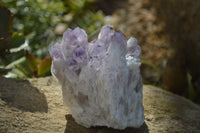 Natural Sugar Amethyst Clusters  x 4 From Solwezi, Zambia