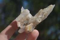 Natural Drusy Quartz Coated Calcite Crystals  x 12 From Alberts Mountain, Lesotho - Toprock Gemstones and Minerals 