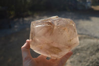 Polished Double Terminated Smokey Quartz Stepped Crystal x 1 From Madagascar