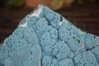 Natural Blue Chrysocolla On Silky Malachite Matrix Specimen  x 1 From Kulukuluku, Congo - Toprock Gemstones and Minerals 