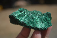 Natural Chatoyant Silky Malachite Specimens  x 6 From Kasompe, Congo - TopRock