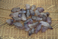 Natural Smokey Amethyst Window Quartz Crystals  x 35 From Chiredzi, Zimbabwe - Toprock Gemstones and Minerals 