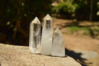 Polished Clear Quartz Crystal Points x 24 From Madagascar - TopRock