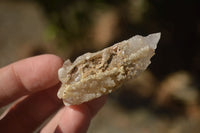 Natural Drusy Quartz Coated Calcite Crystals  x 20 From Alberts Mountain, Lesotho - Toprock Gemstones and Minerals 