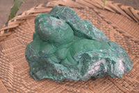 Natural Chatoyant Malachite On Matrix Specimen  x 1 From Congo