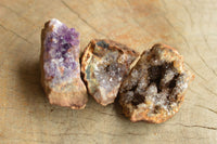 Natural Amethyst & Basalt Geode Specimens  x 24 From Zululand, South Africa - TopRock