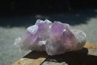 Natural Jacaranda Amethyst Clusters x 2 From Mumbwa, Zambia - TopRock