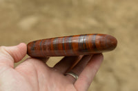 Polished Banded Tiger Iron / Muggle Stone Standing Free Forms  x 3 From Northern Cape, South Africa - TopRock