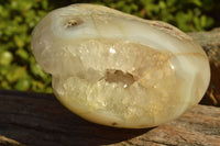 Polished Amethyst Agate Geodes With Crystalline Centres x 3 From Madagascar - TopRock