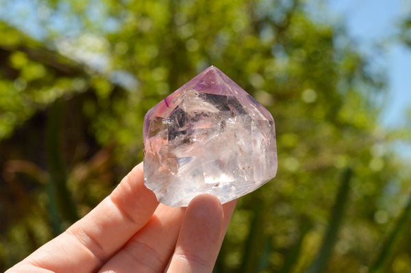 Polished Stunning Selection Of Skeletal Smokey Amethyst Quartz Crystals  x 12 From Akansobe, Madagascar - TopRock