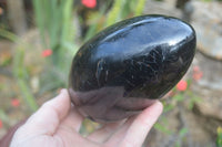 Polished Schorl Black Tourmaline Standing Free Form x 1 From Madagascar