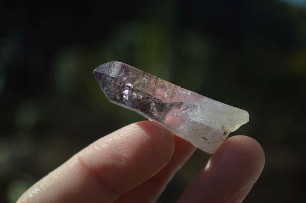 Natural Smokey Amethyst Quartz Crystals  x 35 From Chiredzi, Zimbabwe