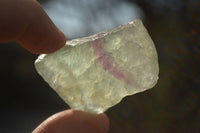 Natural Rough Watermelon Fluorite Cobbed Specimens  x 35 From Uis, Namibia