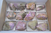 Natural Rough Stichtite Cobbed Specimens  x 12 From Barberton, South Africa - Toprock Gemstones and Minerals 