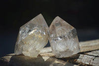 Natural Clear Quartz Crystals With Hints Of Amethyst  x 12 From Brandberg, Namibia - Toprock Gemstones and Minerals 