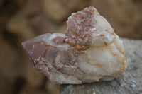 Natural Red Hematoid Quartz Specimens x 12 From Karoi, Zimbabwe