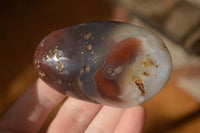 Polished Red Sache River Agate Nodules x 12 From Sashe River, Zimbabwe