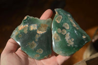 Polished  One Side Polished Emerald Mtorolite Plates  x 6 From Zimbabwe