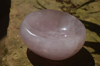 Polished  Gemmy Pink Rose Quartz Bowls x 2 From Ambatondrazaka, Madagascar - TopRock