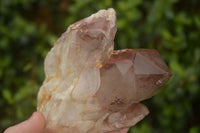 Natural Red Hematoid Quartz Clusters x 2 From Karoi, Zimbabwe