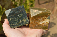 Polished Stunning Ocean Jasper Cubes (Corners Cut To Stand) x 4 From Madagascar - TopRock