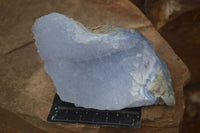 Natural Blue Lace Agate Geode Specimens  x 3 From Nsanje, Malawi - Toprock Gemstones and Minerals 