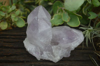 Natural Jacaranda Amethyst Clusters  x 3 From Mumbwa, Zambia - Toprock Gemstones and Minerals 