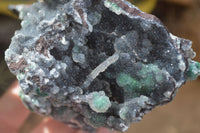 Natural Drusy Coated Ball Malachite On Dolomite Specimens x 2 From Likasi, Congo