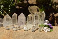 Polished Clear Quartz Crystal Points x 24 From Madagascar - TopRock