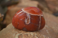 Polished Red Sache River Agate Nodules x 12 From Sashe River, Zimbabwe