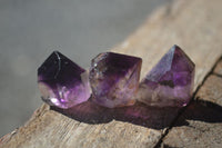 Natural Smokey Amethyst Window Quartz Crystals  x 35 From Chiredzi, Zimbabwe - Toprock Gemstones and Minerals 