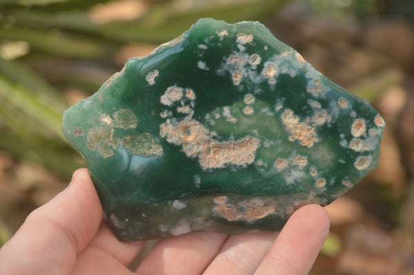 Polished  One Side Polished Emerald Mtorolite Plates  x 6 From Zimbabwe