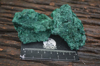 Natural Chatoyant Silky Malachite Specimens  x 6 From Kasompe, Congo - Toprock Gemstones and Minerals 